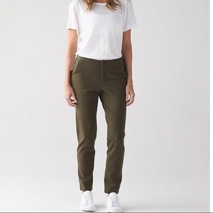 Lululemon Army Green Dress Pants